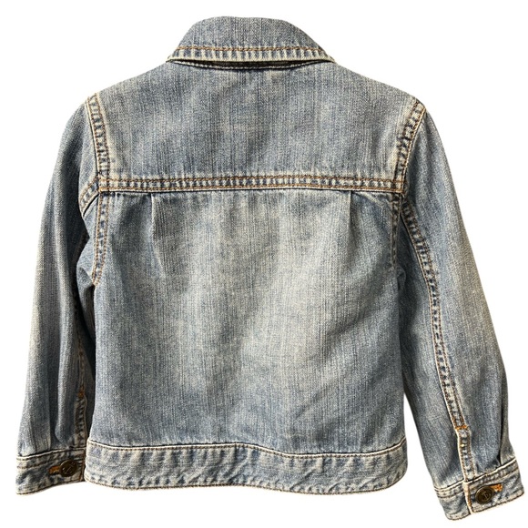 Crewcuts Classic Kids Light Wash Cotton Denim Jean SuperStretchy Jacket size 3T - Picture 2 of 6